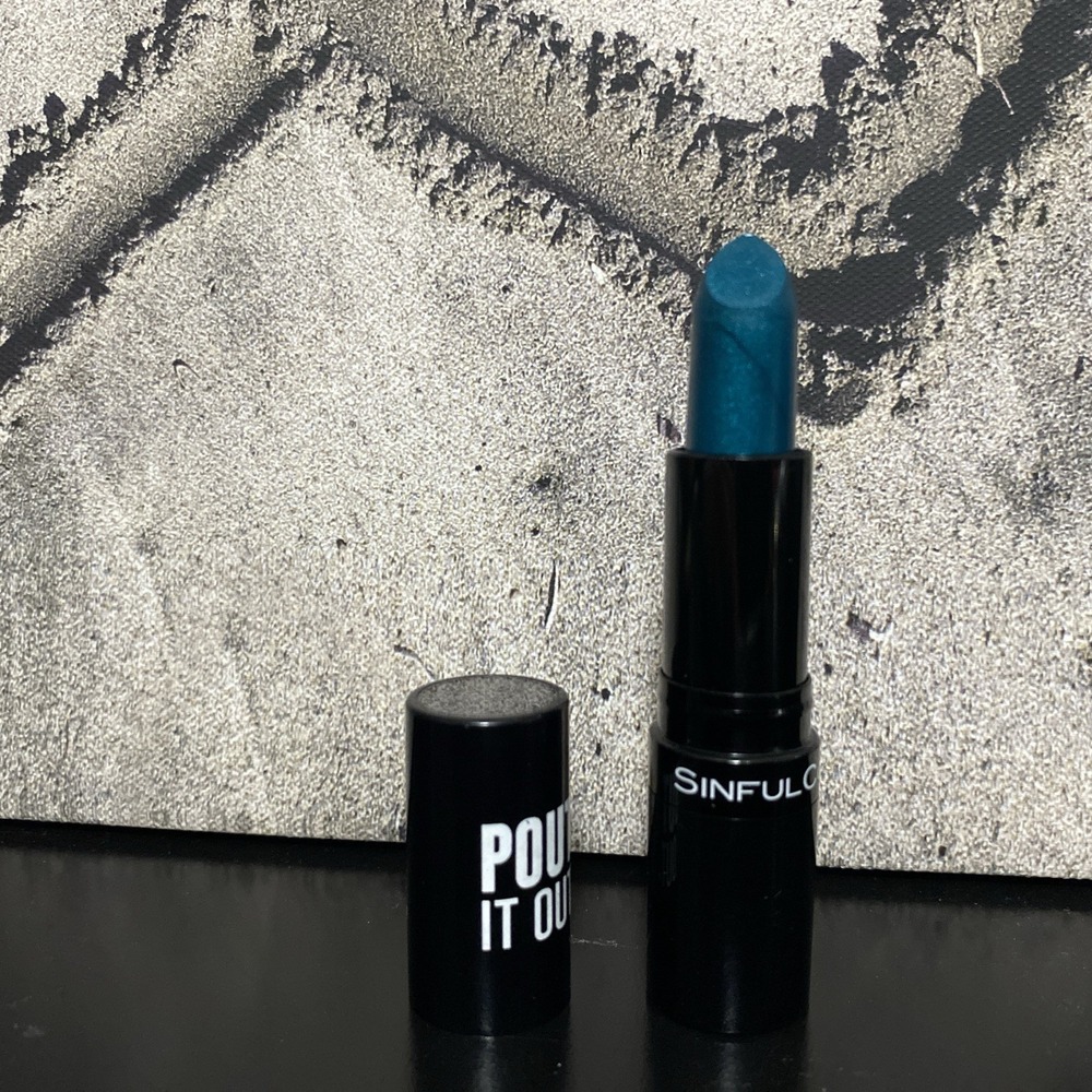Sinful Colors Pout It Out Lipstick #2059 Rebellious Blue Lipstick